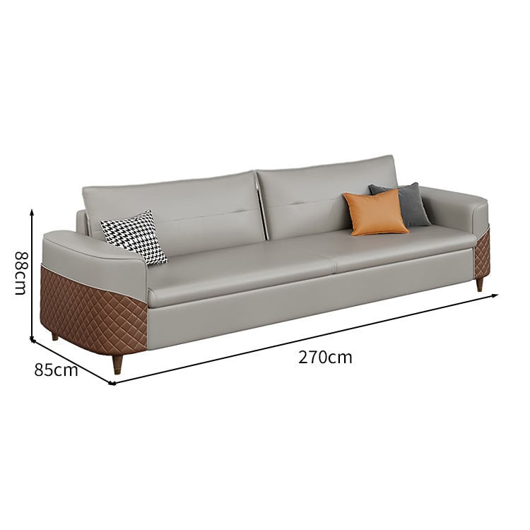 天然木フレーム 安定性 合成皮革 なめらか ダイヤステッチ 高密度ウレタン 弾力性 人間工学 応接ソファ ソファ モダン 上質 快適 カスタマイズ可能 JDSF-C068
