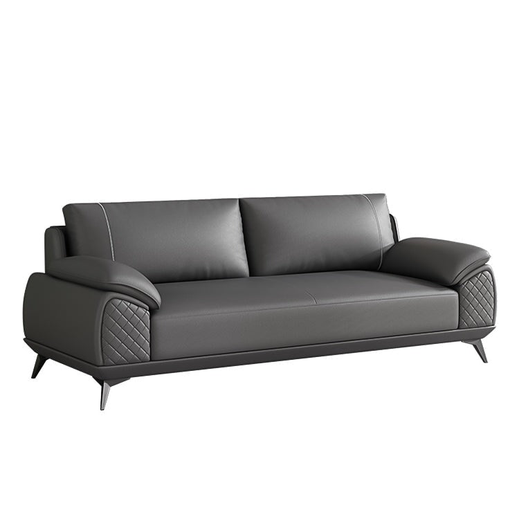 耐久性 天然木 合成皮革 肘掛け 高密度ウレタン 弾力性 復元力 炭素鋼脚 人間工学 ソファ 応接ソファ 上質 落ち着き 快適 カスタマイズ可能 JDSF-C070