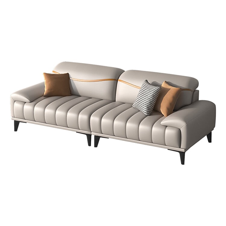 天然木 安定性 頑丈 合成皮革 スリット 人間工学 フィット感 高密度ウレタン 弾力性 柔らか ソファ 応接ソファ ふっくら 快適 モダン ベージュ JDSF-C072