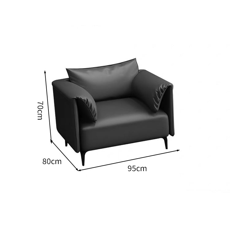 高反発ウレタン シリコンフィル 柔らか 弾力性 合成皮革 なめらか 天然木フレーム 安定性 ソファ 応接ソファ 厚み 落ち着き 快適 カスタマイズ可能 JDSF-C076