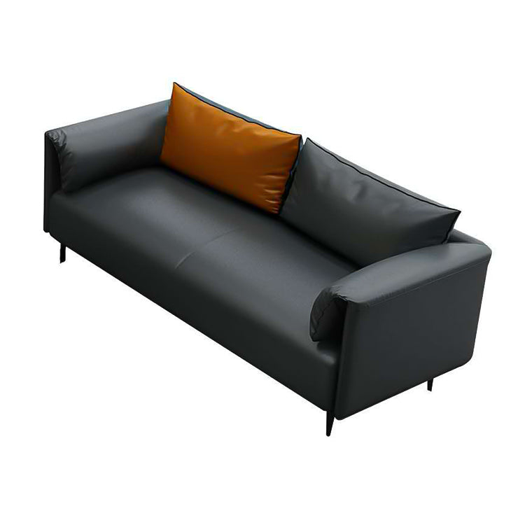 高反発ウレタン シリコンフィル 柔らか 弾力性 合成皮革 なめらか 天然木フレーム 安定性 ソファ 応接ソファ 厚み 落ち着き 快適 カスタマイズ可能 JDSF-C076