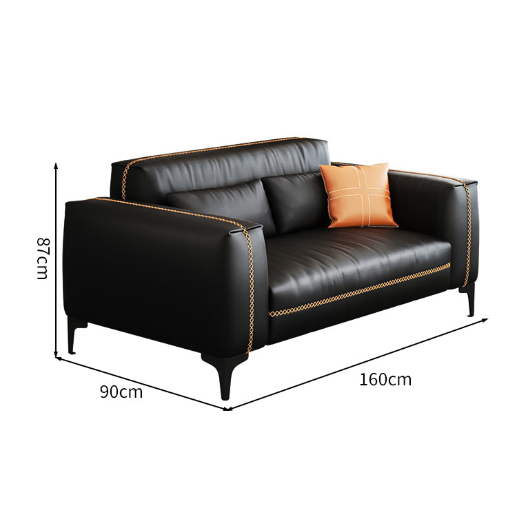 スチール脚 合成皮革 シリコンフィル 天然木 頑丈 人間工学 フィット感 腰当て 応接ソファ ソファ 落ち着き 厚み 快適 心地よい カスタマイズ可能 JDSF-C078