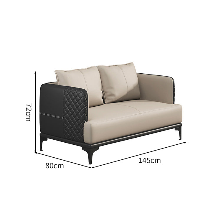 本革 合成皮革 天然木フレーム 炭素鋼脚 安定性 高反発ウレタン 弾力性 柔らか ソファ 応接ソファ レトロモダン 上品 心地よい カスタマイズ可能 JDSF-C079