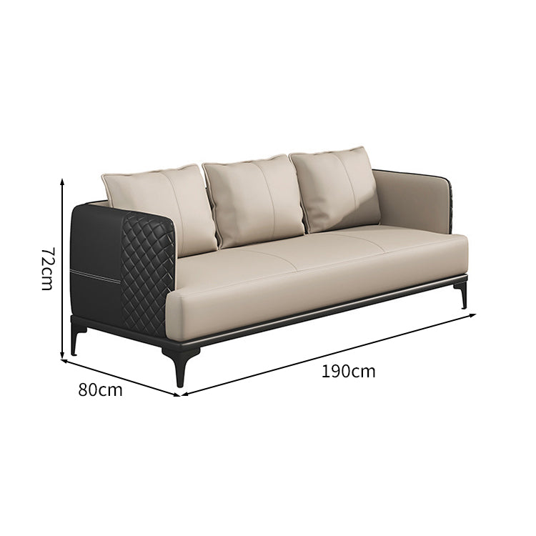 本革 合成皮革 天然木フレーム 炭素鋼脚 安定性 高反発ウレタン 弾力性 柔らか ソファ 応接ソファ レトロモダン 上品 心地よい カスタマイズ可能 JDSF-C079