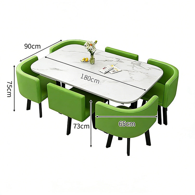 R仕上げ アイアン脚 PUレザー エコ板材 打ち合わせ 商談 応接セット リビングチェア 応接チェア 椅子 オフィスセット おしゃれ カスタマイズ可能 JDZH-409