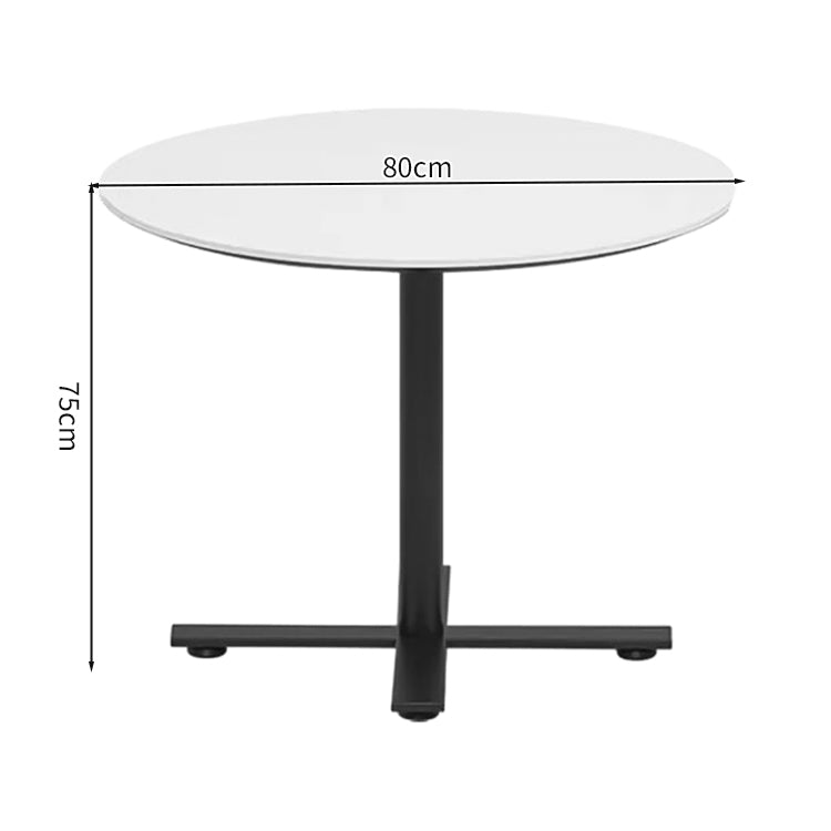 スチール脚 頑丈 十の字構造 安定性 R加工 ぶつかり防止 舟底エッジ 応接セット テーブル チェア 洗練 シンプル モダン ホワイト JDZH-C003