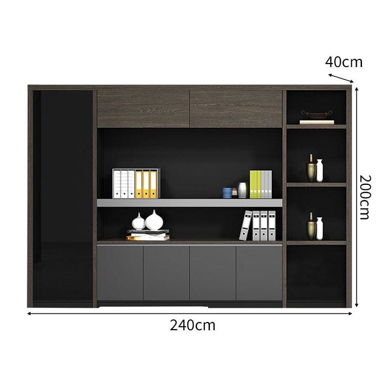 配線ボックス 通気口 分厚い天板 頑丈 耐久性 幕板 安定性 キャビネット 役員デスク エグゼクティブ 執務室 落ち着き 高級感 カスタマイズ可能 LBZ-C060