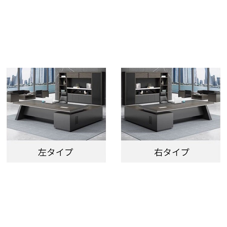 配線ボックス 通気口 分厚い天板 頑丈 耐久性 幕板 安定性 キャビネット 役員デスク エグゼクティブ 執務室 落ち着き 高級感 カスタマイズ可能 LBZ-C060