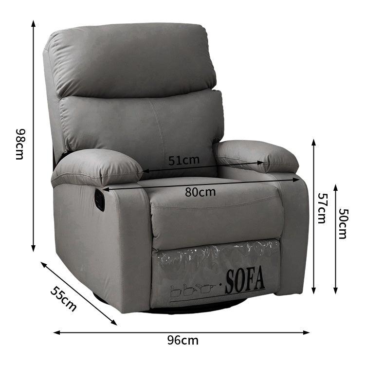 ソファ 高反発ウレタンフォーム マイクロファイバーレザー リクライニング機能 カーボンスチール 背もたれ 肘掛け SNSF-C173