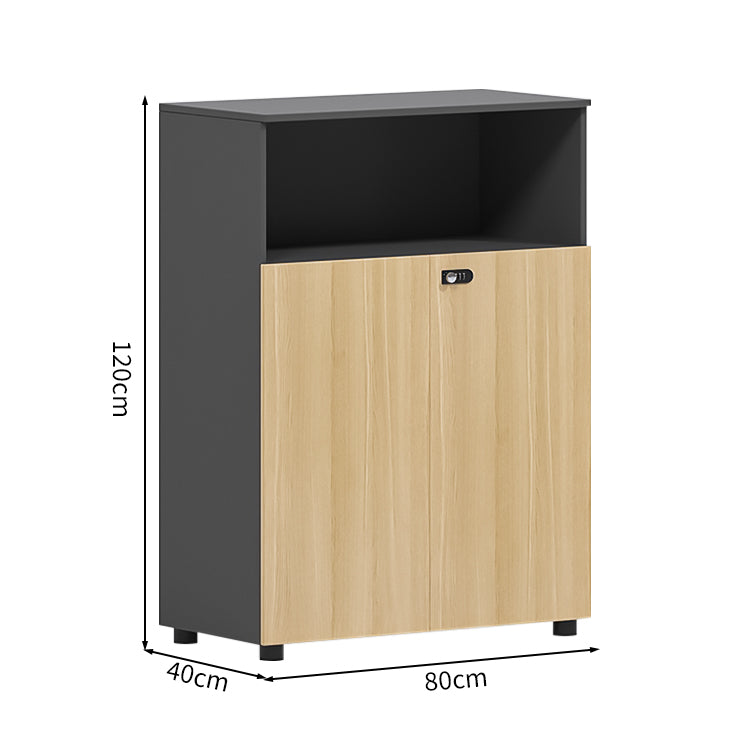 多段式 扉付き アジャスター ダイヤル錠 可動棚板 エコ板材 収納棚 キャビネット 収納キャビネット シンプル 洗練 ホワイト カスタマイズ可能 CWG-C074