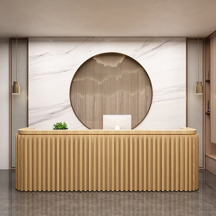 オープン収納 引き出し付き R加工 扉付きキャビネット 受付カウンター オフィス受付 エントランス受付 レジカウンター ブラック カスタマイズ可能 JDT-C021 CHICKAGU