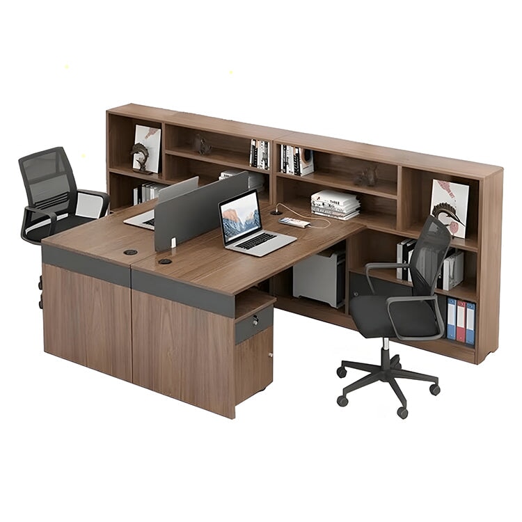 多段式収納棚 トップパネル 配線穴キャップ デスク オフィスデスク デスク 木目調 機能性 組み合わせ 使い勝手 BGZ-C012 chickagu