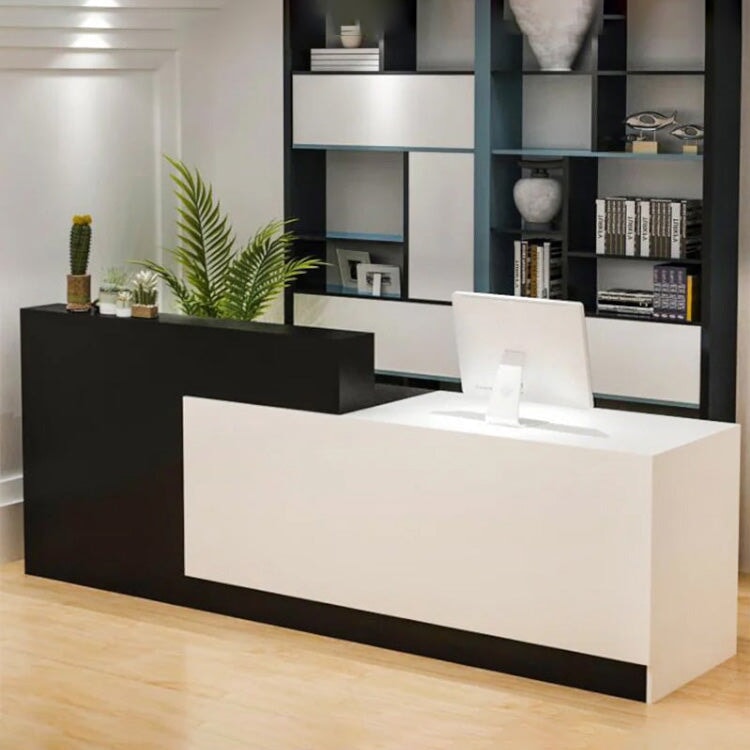 大容量収納 店舗用 受付カウンター カウンタテーブル 受付台 オフィス受付 エントランス受付 ホワイト カスタマイズ可能 JDT-C024 CHICKAGU