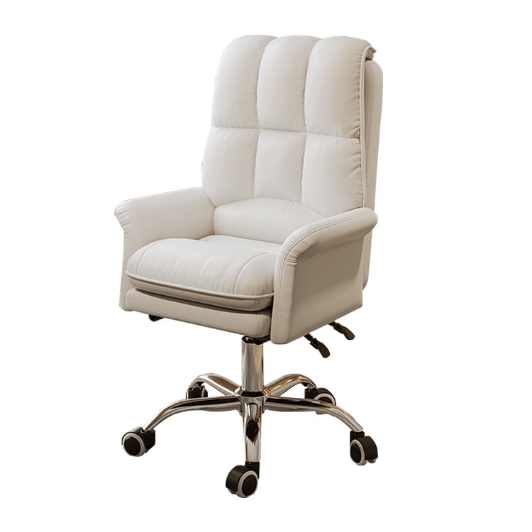 肉厚 ボリューム感 クッション性 リクライニング 昇降回転式 フットレスト PUレザー チェア オフィスチェア 作業用 柔らか 快適 上質 BGY-C024 chickagu