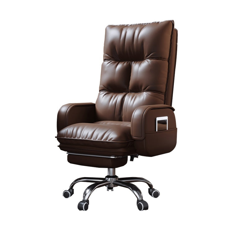 ワークチェア オフィスチェア エグゼクティブチェア PUレザー生地 シリコンフィル 高密度ウレタンフォーム リクライニング機能 フットレスト 高級 BGY-C033  chickagu