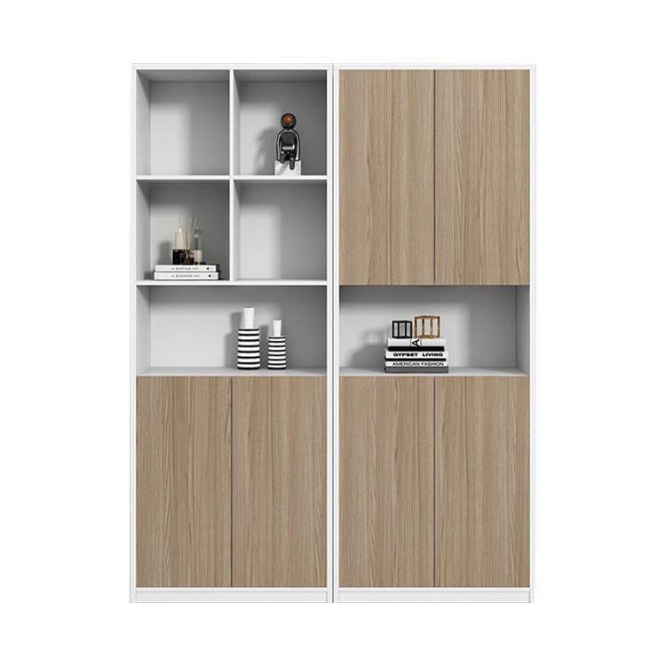 多段式 大容量 分類収納 エコ板材 丈夫 蝶番 耐久性 台輪 安定性 収納棚 キャビネット オフィスキャビネット 木目調 使い勝手 実用 カスタマイズ可能 CWG-C030 chickagu