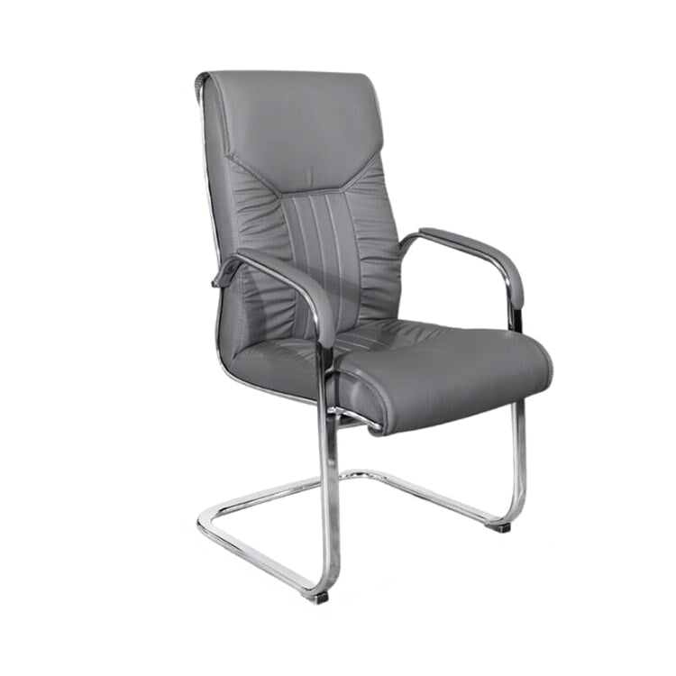 ラテックス クッション 柔らか 人間工学 PUレザー スチールフレーム ループ脚 チェア オフィスチェア シンプル 快適 BGY-C011 chickagu