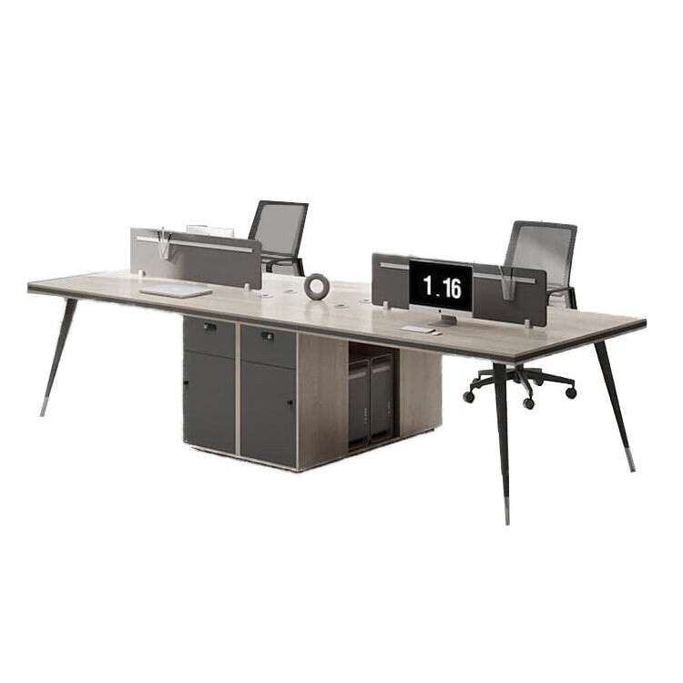 エコ板材 安全無臭 厚い天板 キャビネット ダイヤル錠 トップパネル 炭素鋼脚 デスク オフィスデスク ワークデスク 落ち着き 洗練 機能的 カスタマイズ可能 BGZ-C037