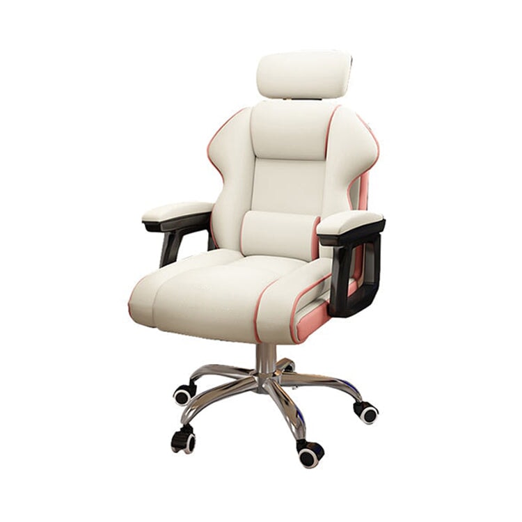 昇降回転式 リクライニング 135° ヘッドレスト ランバーサポート オフィスチェア チェア 五本脚ベース 金属製 キャスター付き 人間工学 快適 上質 BGY-C008 chickagu