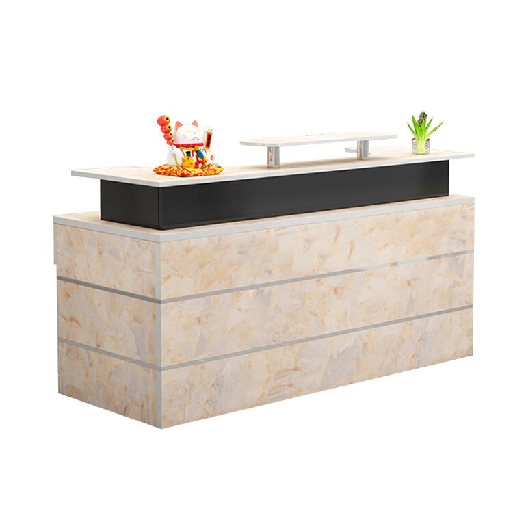 受付カウンター 受付台  レジカウンター  カウンター オフィス受付 PC収納 ロック付き メラミン化粧板  艶消し 艶あり ホワイト カスタマイズ可能 JDT-A471   chickagu