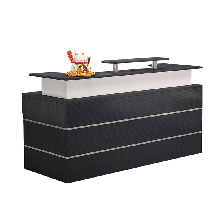 受付カウンター 受付台  レジカウンター  カウンター オフィス受付 PC収納 ロック付き メラミン化粧板  艶消し 艶あり ホワイト カスタマイズ可能 JDT-A471   chickagu