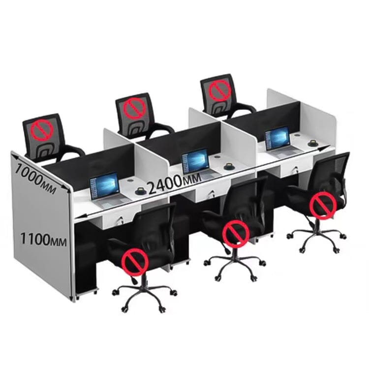 オフィスデスク ワークデスク 役員デスク 学習机 組み合わせ自由 配線孔付き 錠前付き引き出し トップパネル付き シンプル ホワイト カスタマイズ可能 BGZ-C022 CHICKAGU