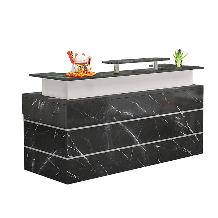 受付カウンター 受付台  レジカウンター  カウンター オフィス受付 PC収納 ロック付き メラミン化粧板  艶消し 艶あり ホワイト カスタマイズ可能 JDT-A471   chickagu