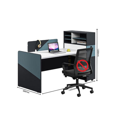 パソコンデスク　オフィスデスク　事務机 　事務用デスク　ワークデスク　オープン収納　㍶収納　トップパネル付き　ロック付き　ホワイト　カスタマイズ可能　BGZ-C018　CHICKAGU
