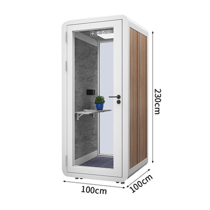 遮音　吸音　さまざま　遮音素材　換気システム　モダン　シンプル　防音室　遮音カプセル　防音ブース　カスタマイズ可能　JYC-C002