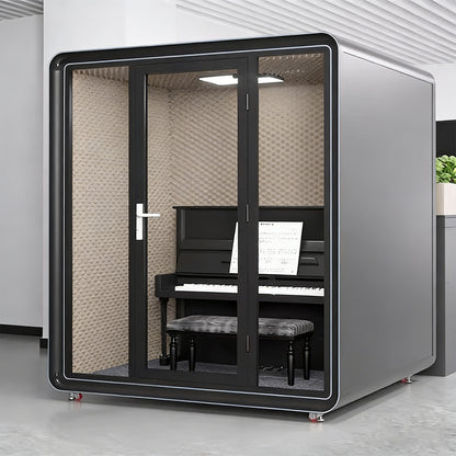 防音室　隔音室　移動式　プロフェッショナル　透明強化ガラスドア　シンプルモダン　照明システム　遮音カプセル　防音ブース　カスタマイズ可能　JYC-C004