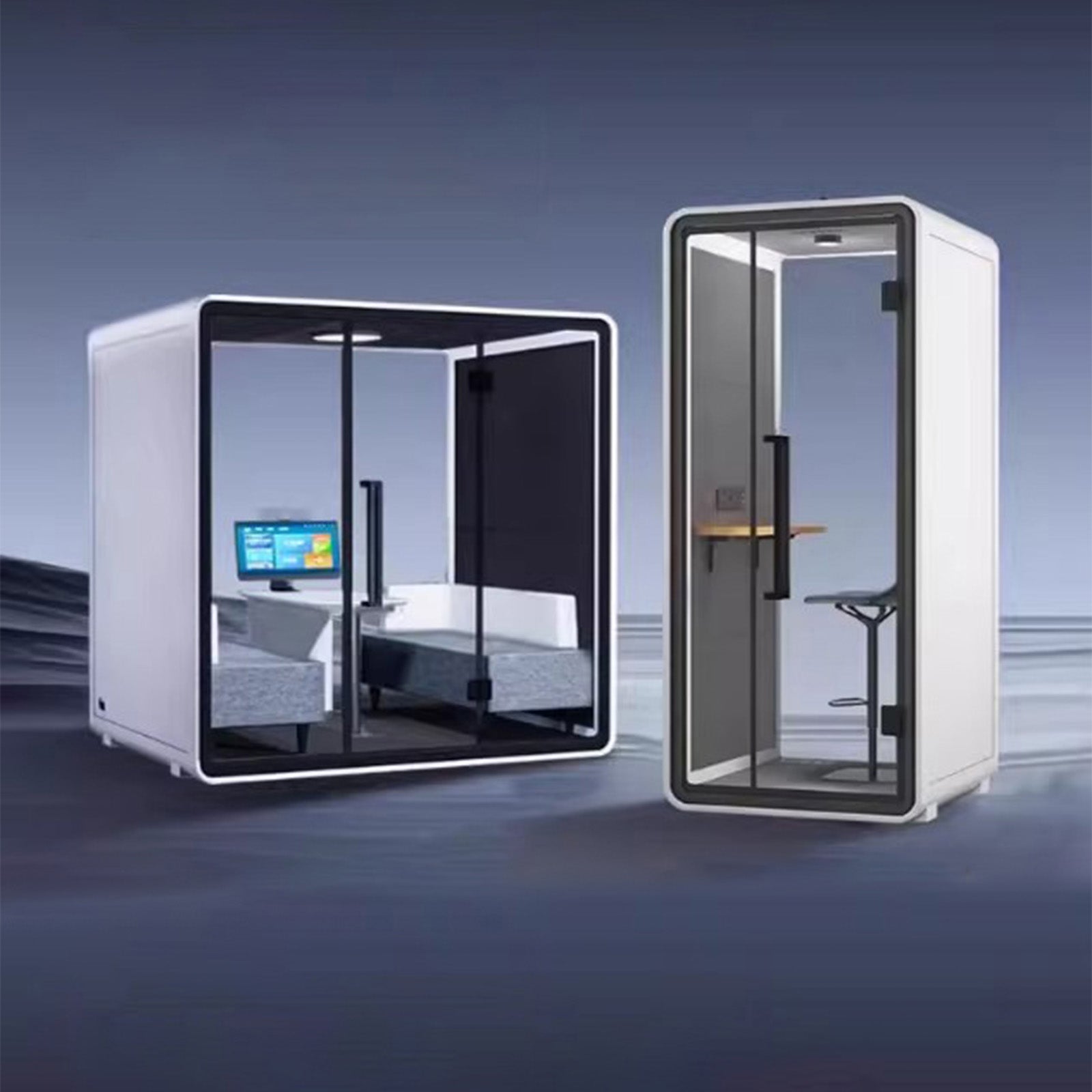 全室遮音　 静か　ユニット　高効率　換気　多重遮音　安心　多様　防音室　遮音カプセル　防音ブース　JYC-C001