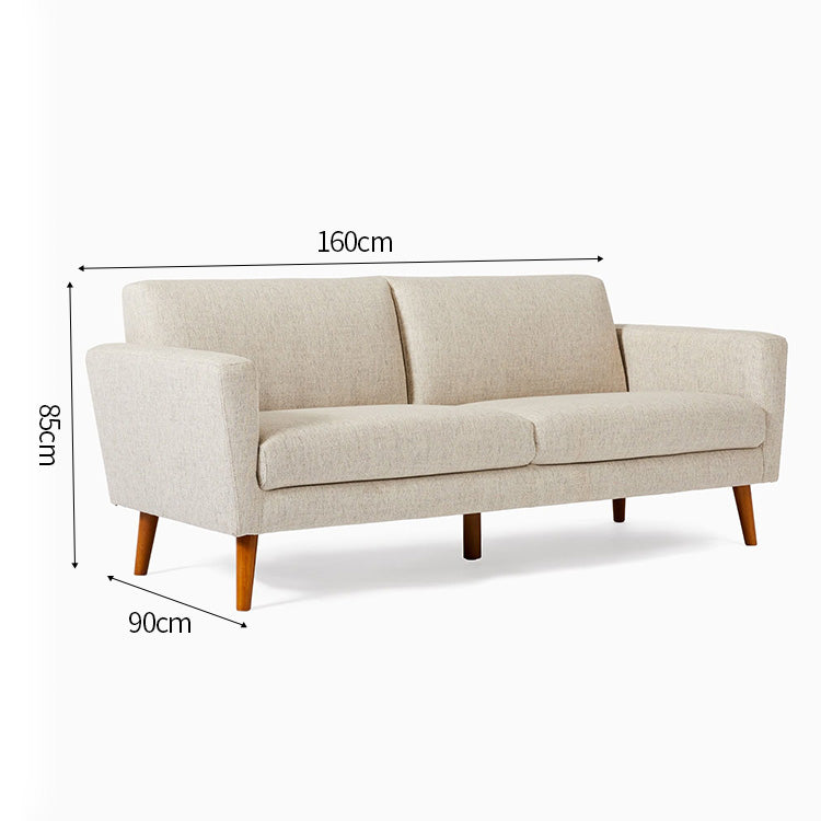 インテリアソファ　リビングソファ　モダンソファ　簡潔　人間工学　天然木　モールドウレタン　柔らかい　ホワイト　カスタマイズ可能　SNSF-C175