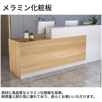 作業台　お洒落　鍵付き　荷物置き　レジカウンター　レジ台　引き出し付き　カウンター　レジ　業務用　飲食店　シンプル　マーブル　カスタマイズ可能　JDT-T034　