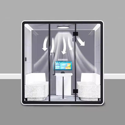 全室遮音　 静か　ユニット　高効率　換気　多重遮音　安心　多様　防音室　遮音カプセル　防音ブース　JYC-C001