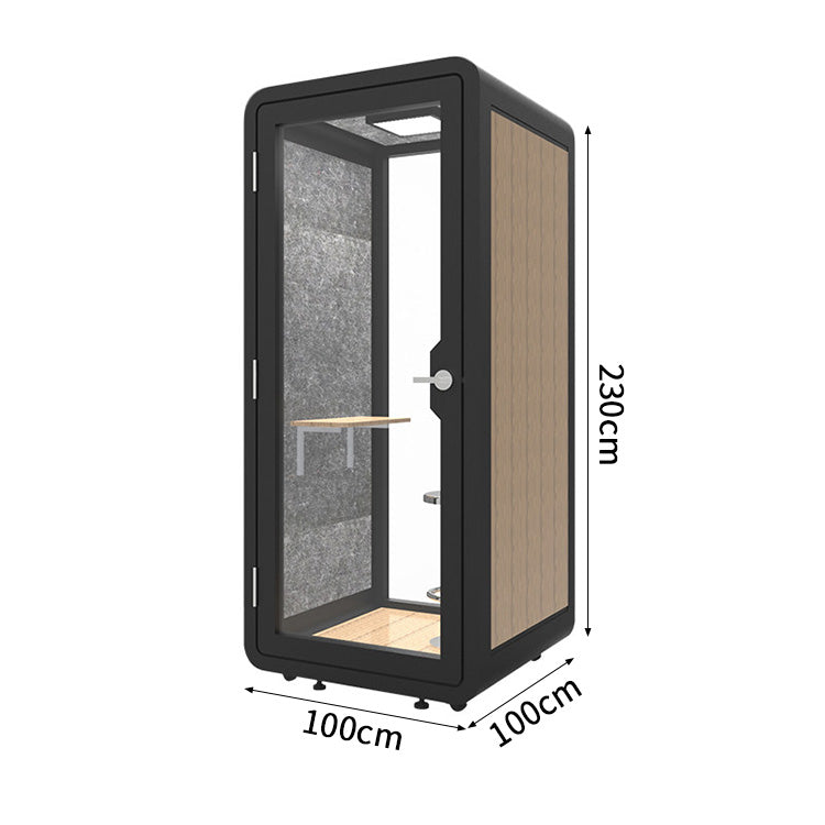静けさ　複数層構造　遮音強化ガラス　換気　照明　移動式　防音室　遮音カプセル　防音ブース　カスタマイズ可能　JYC-C003