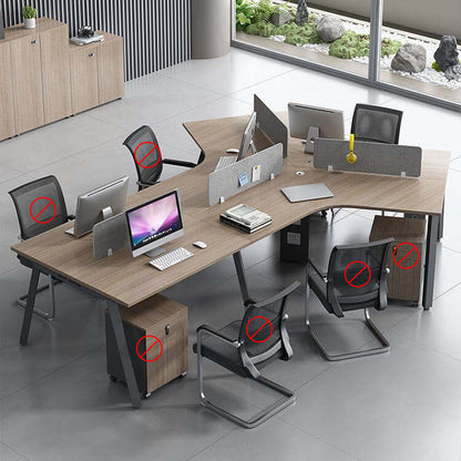 オフィスデス 事務机　事務用デスク　パソコンデスク　机　シンプル　ダイヤル錠　木目調  BGZ-411