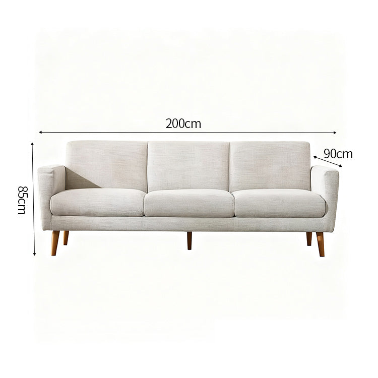 インテリアソファ　リビングソファ　モダンソファ　簡潔　人間工学　天然木　モールドウレタン　柔らかい　ホワイト　カスタマイズ可能　SNSF-C175