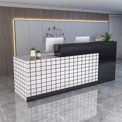 作業台　お洒落　鍵付き　荷物置き　レジカウンター　レジ台　引き出し付き　カウンター　レジ　業務用　飲食店　シンプル　マーブル　カスタマイズ可能　JDT-T034　