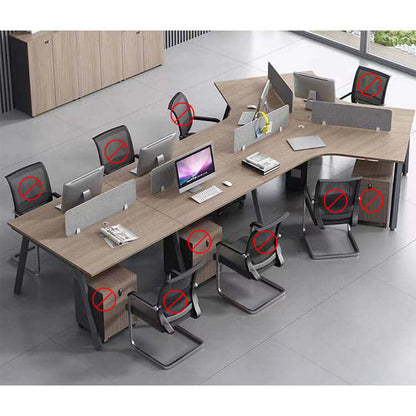 オフィスデス 事務机　事務用デスク　パソコンデスク　机　シンプル　ダイヤル錠　木目調  BGZ-411