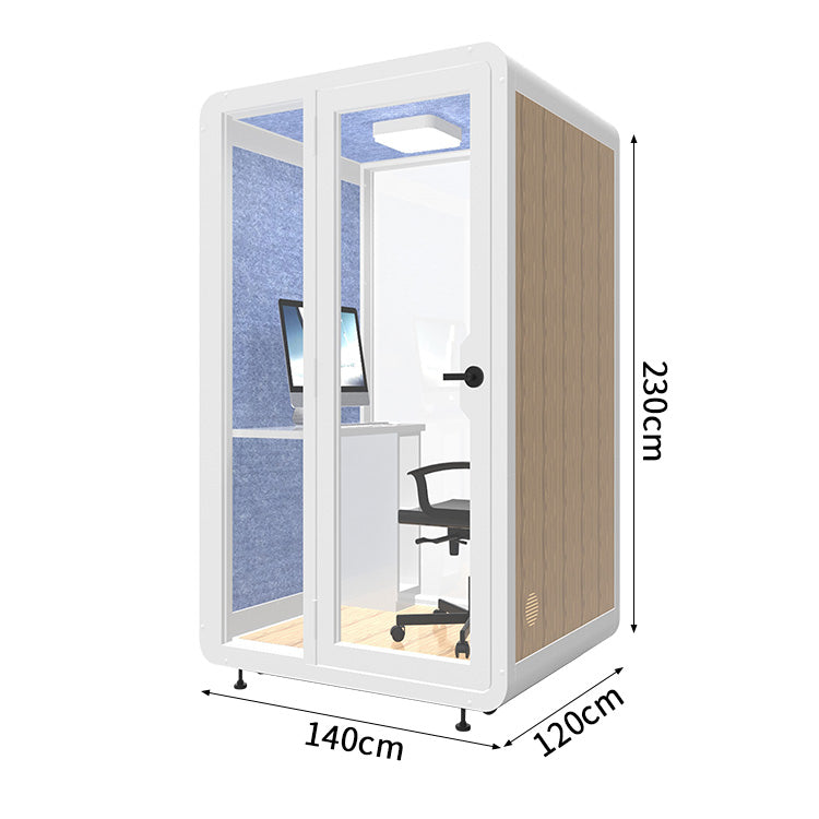 静けさ　複数層構造　遮音強化ガラス　換気　照明　移動式　防音室　遮音カプセル　防音ブース　カスタマイズ可能　JYC-C003