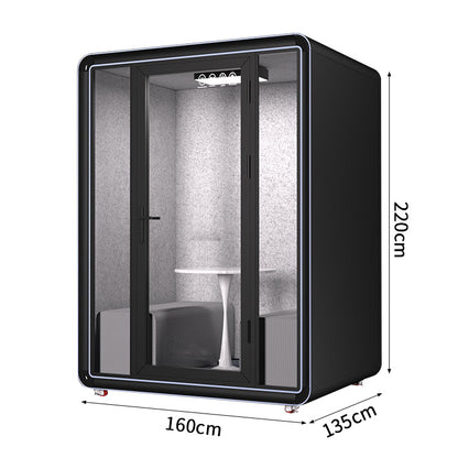 防音室　隔音室　移動式　プロフェッショナル　透明強化ガラスドア　シンプルモダン　照明システム　遮音カプセル　防音ブース　カスタマイズ可能　JYC-C004