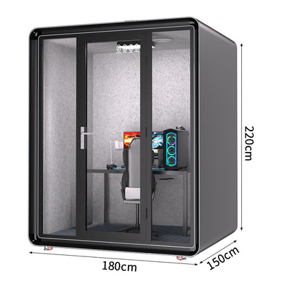 防音室　隔音室　移動式　プロフェッショナル　透明強化ガラスドア　シンプルモダン　照明システム　遮音カプセル　防音ブース　カスタマイズ可能　JYC-C004