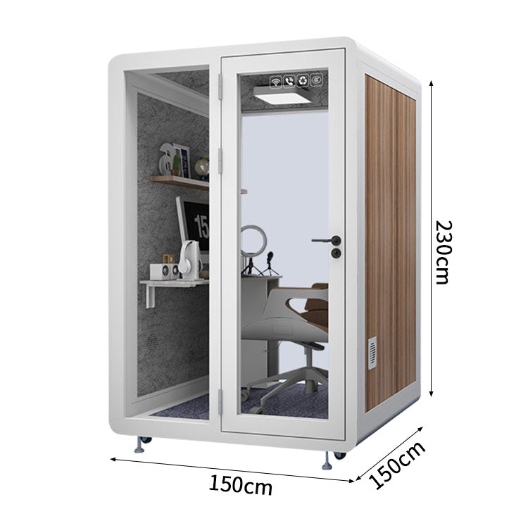 遮音　吸音　さまざま　遮音素材　換気システム　モダン　シンプル　防音室　遮音カプセル　防音ブース　カスタマイズ可能　JYC-C002