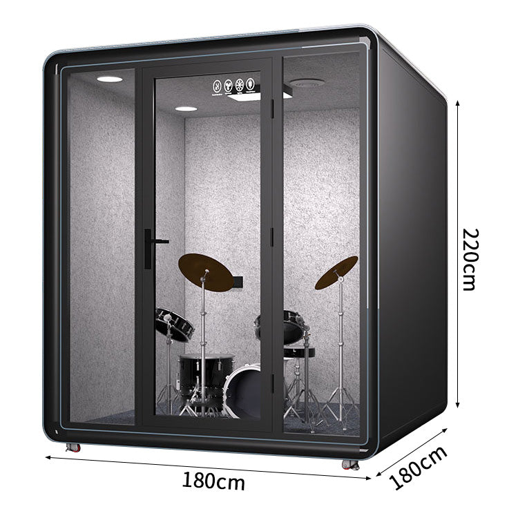 防音室　隔音室　移動式　プロフェッショナル　透明強化ガラスドア　シンプルモダン　照明システム　遮音カプセル　防音ブース　カスタマイズ可能　JYC-C004