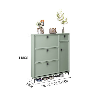 シューズボックス　コンパクト　デッドスペース活用　縦型収納　大容量　分類　分類収納　可動棚板　ファッション　XG-C024