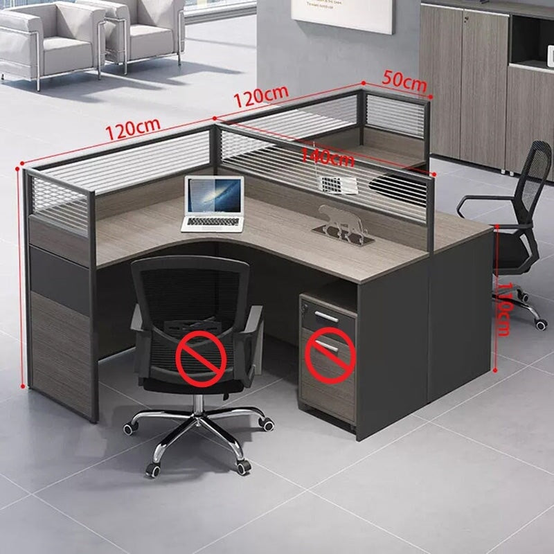 デスク　オフィスデスク　ワークデスク　高級感　トップパネル付き　配線孔付き　ロック付き  BGZ-405