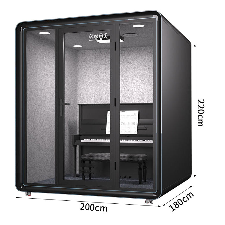 防音室　隔音室　移動式　プロフェッショナル　透明強化ガラスドア　シンプルモダン　照明システム　遮音カプセル　防音ブース　カスタマイズ可能　JYC-C004