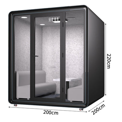 防音室　隔音室　移動式　プロフェッショナル　透明強化ガラスドア　シンプルモダン　照明システム　遮音カプセル　防音ブース　カスタマイズ可能　JYC-C004