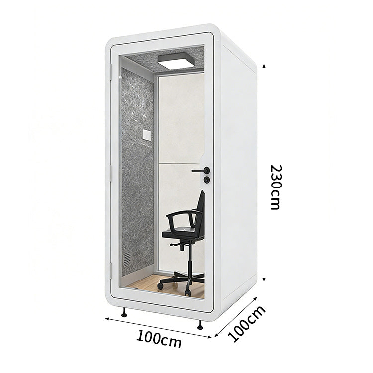 静けさ　複数層構造　遮音強化ガラス　換気　照明　移動式　防音室　遮音カプセル　防音ブース　カスタマイズ可能　JYC-C003