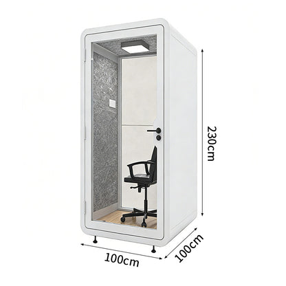 静けさ　複数層構造　遮音強化ガラス　換気　照明　移動式　防音室　遮音カプセル　防音ブース　カスタマイズ可能　JYC-C003